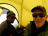 24 Climbing Sherpa Lal Singh Tamang And Jerome Ryan In Our Tent At Lhakpa Ri Camp I 6500m 